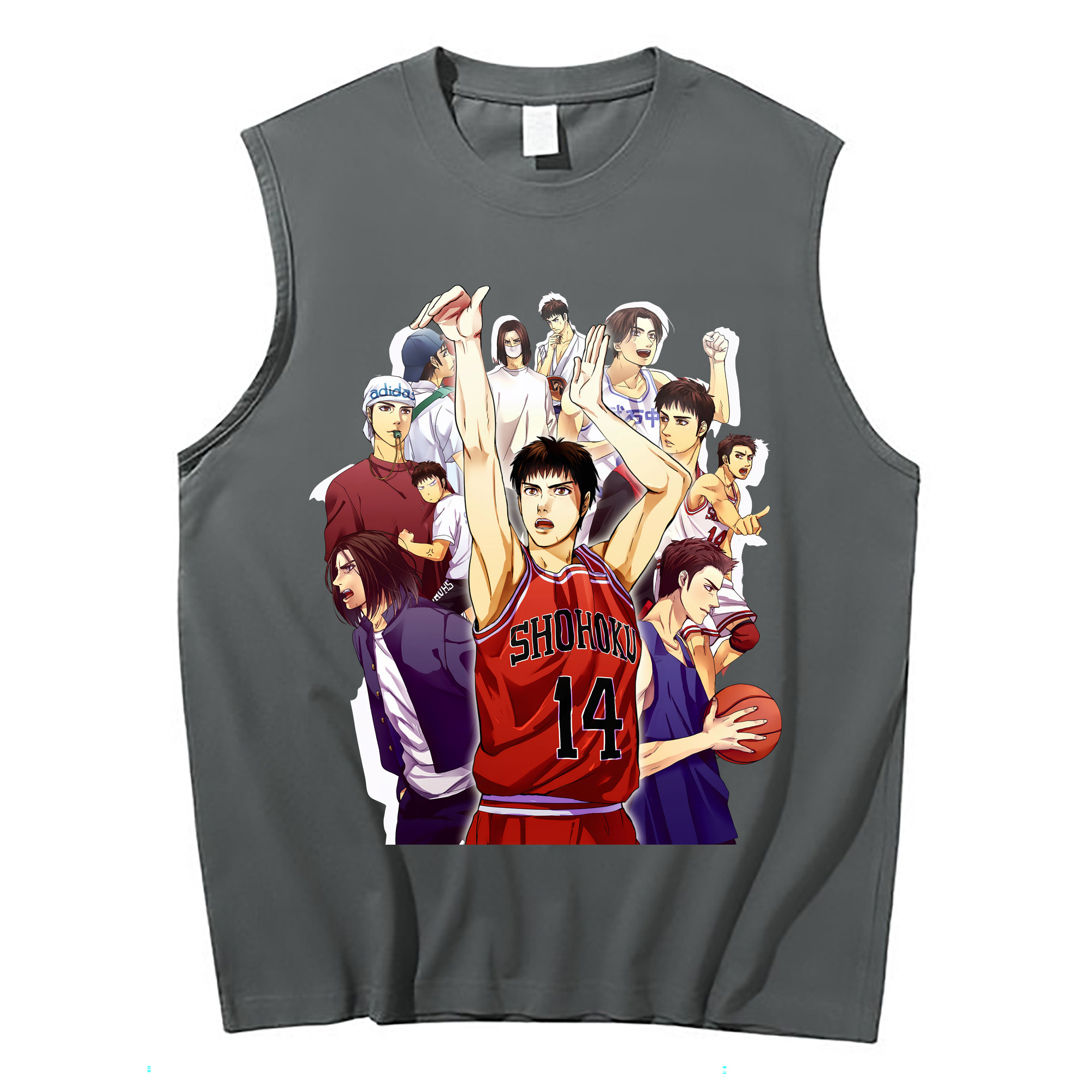 （画像用） SLAM DUNK／スラムダンク コットン100％タンクトップ（フロントプリント）